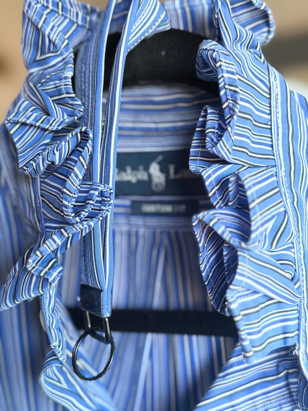 Ralph Lauren Blue Stripe M/L
