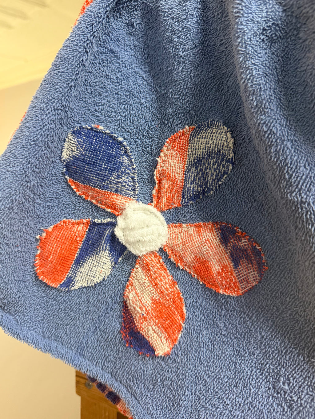 Blue Towel Shorts M