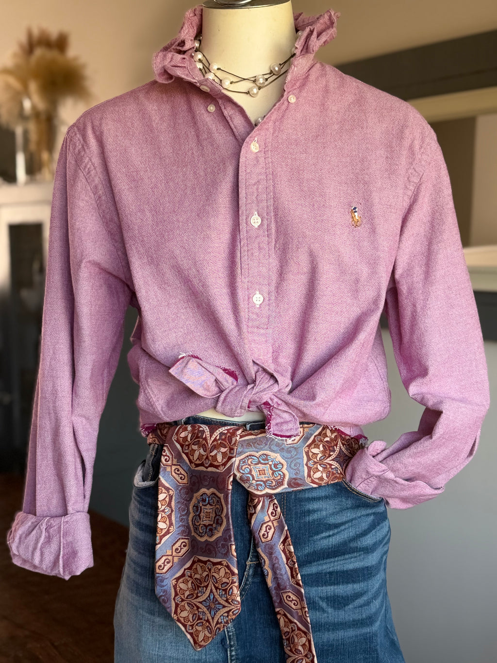 Ralph Lauren Violet Fringe S/M