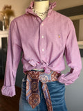 Ralph Lauren Violet Fringe S/M