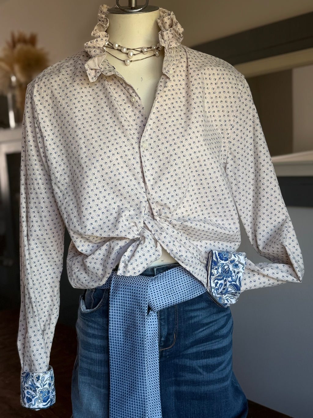 Denim and Flower S/M